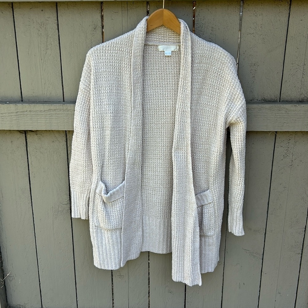 Barefoot Dreams Cozychic Lite Long Weekend Cardigan Summer Evenings Beach Size S